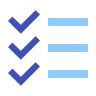 支援業務を整理する確認リストアイコン