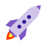 改善効果を示すロケットアイコン