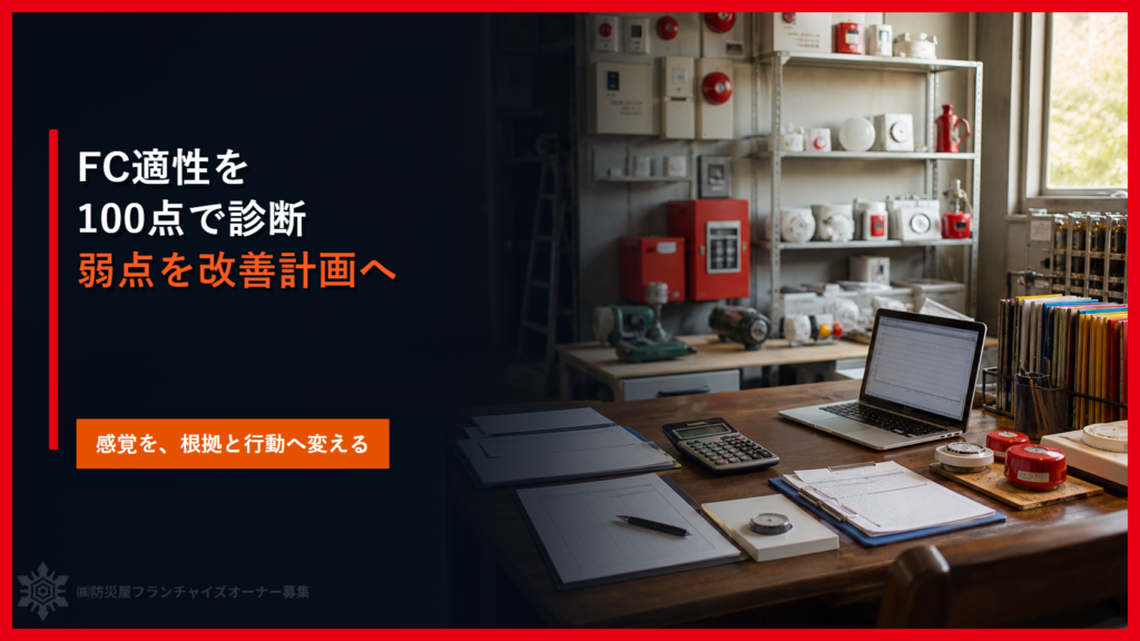 フランチャイズ適性を100点で診断し弱点を改善計画へ変える