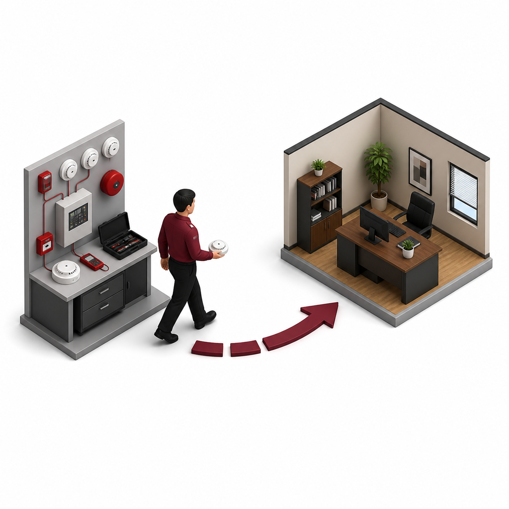 自社社員が独立経営へ進む図