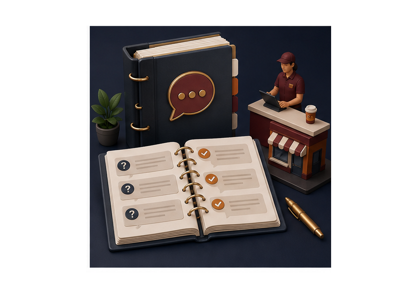 契約書の質問をQ&Aマニュアルへ変える