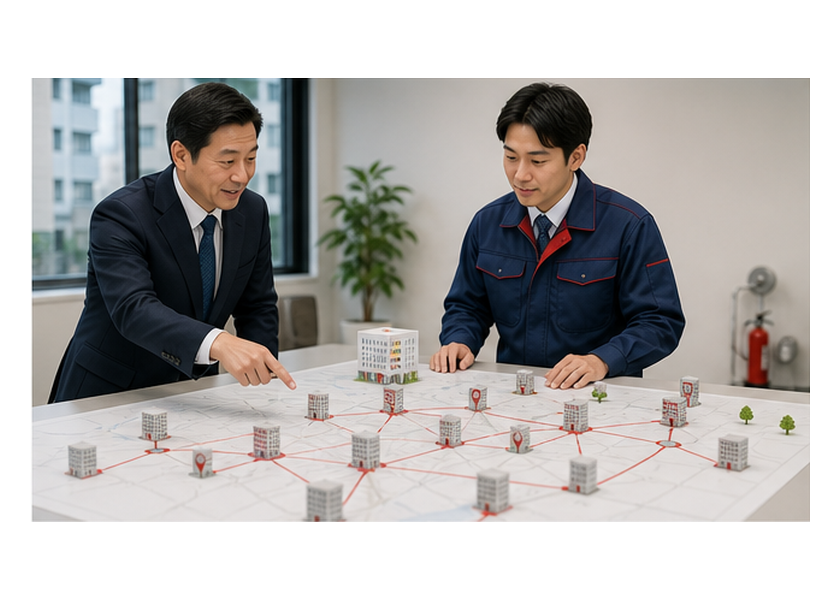 本部が描く将来像を確認するの図