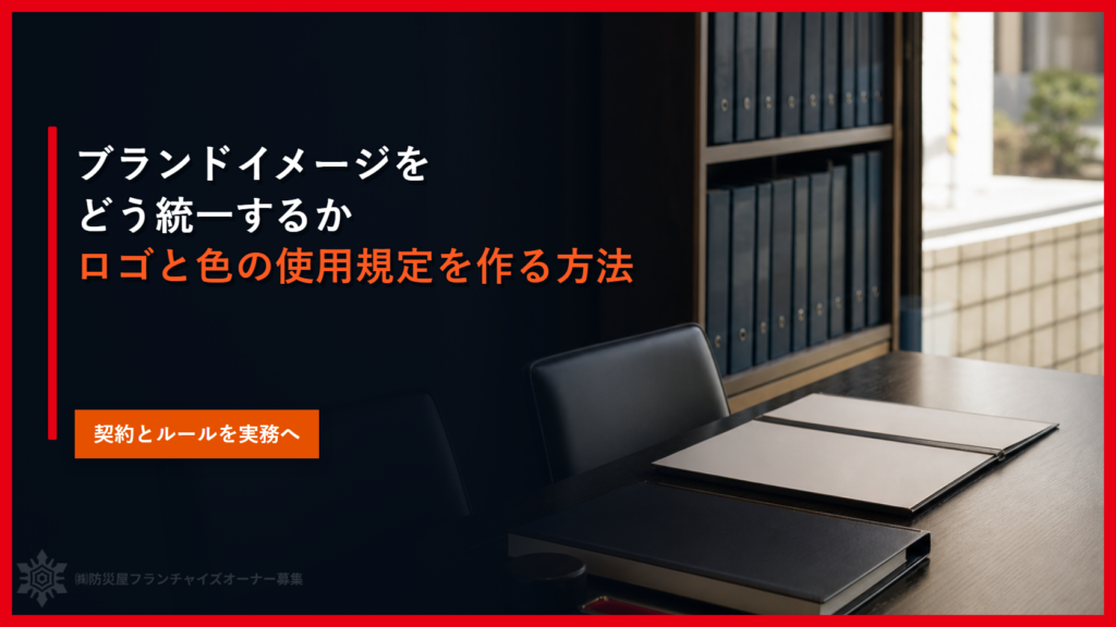 ブランドイメージをどう統一するか｜ロゴと色の使用規定を作る方法