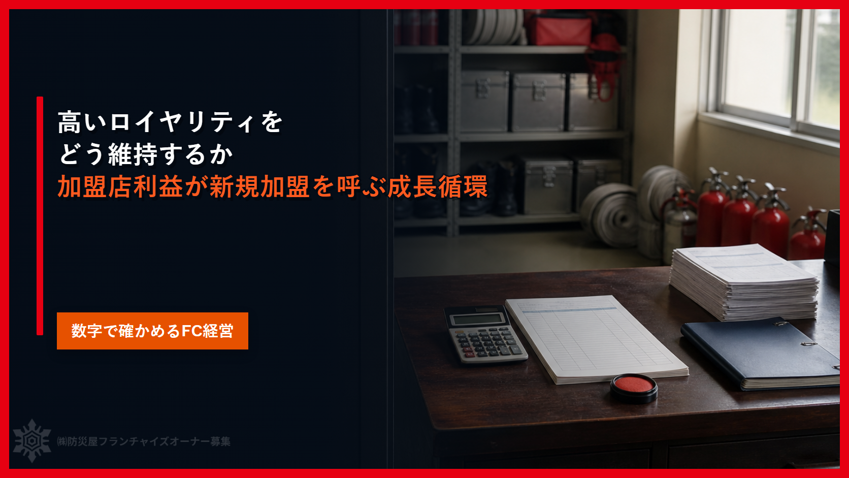 高いロイヤリティをどう維持するか｜加盟店利益が新規加盟を呼ぶ成長循環
