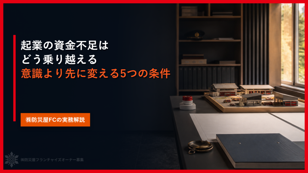 起業の資金不足はどう乗り越える｜意識より先に変える5つの条件