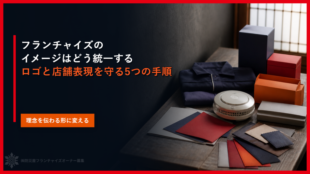 フランチャイズのイメージはどう統一する｜ロゴと店舗表現を守る5つの手順