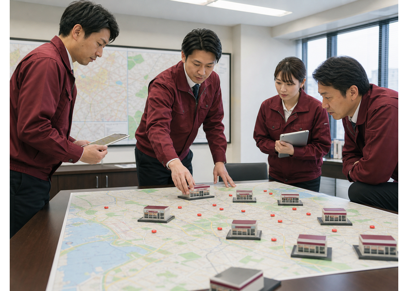 小規模に出店して影響を検証するの図