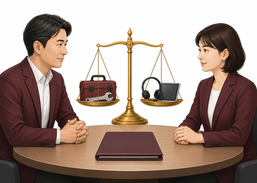 契約で権利・義務と支援範囲を明確にするの図
