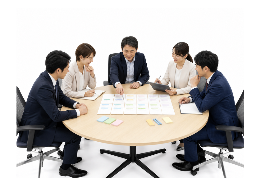 経営会議を改善の習慣に変える図