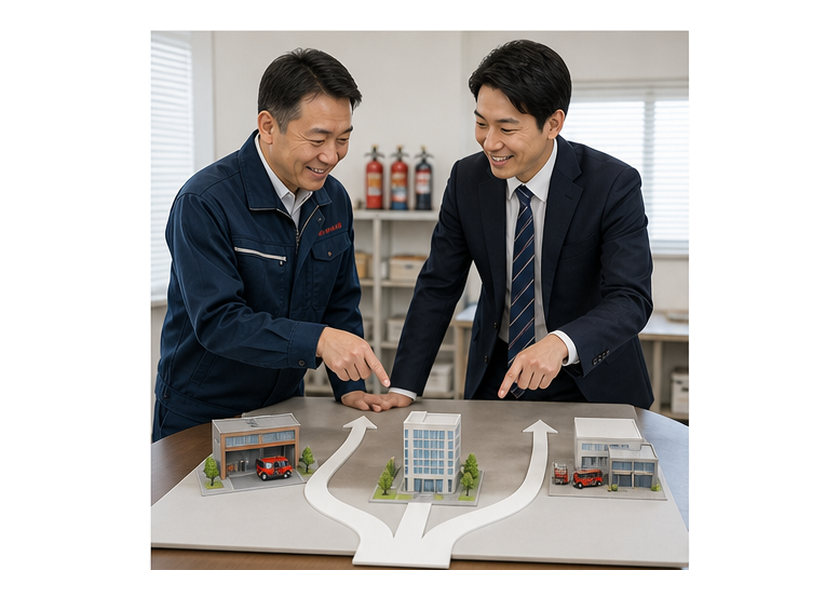 本部が描く未来像を加盟前に聞くの図