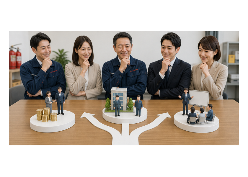 3軸で加盟店への影響を判断するの図