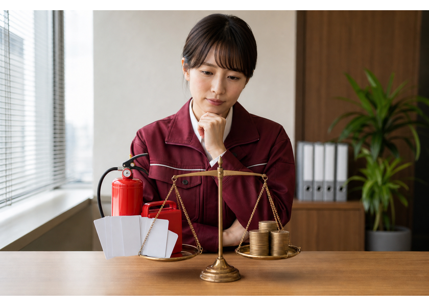 加盟金とロイヤリティの対価を見るの図