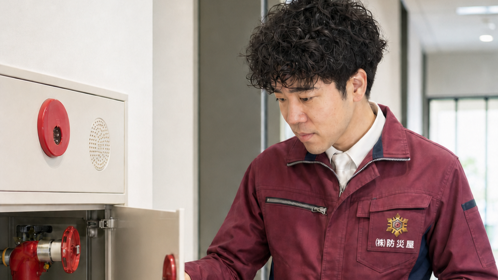消防用設備等の点検イメージ(㈱防災屋ロゴ入り)|㈱防災屋