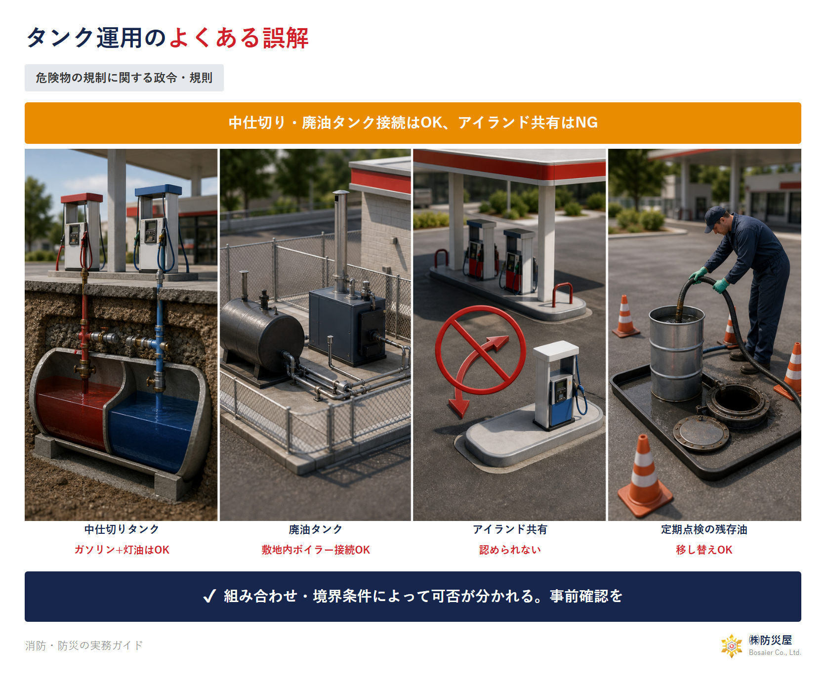 タンク運用のよくある誤解の図解