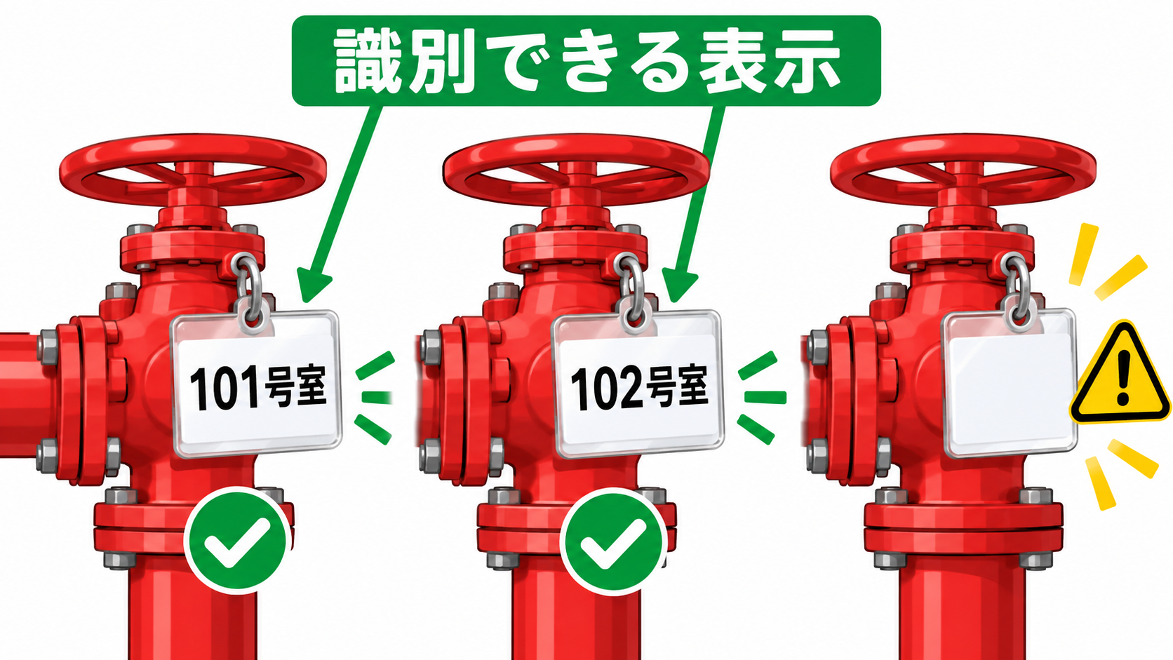 制御弁の端子と結線を確認する点検